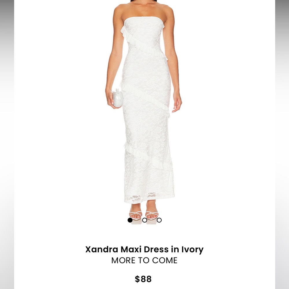 Elegant Ivory Xandra Maxi Dress